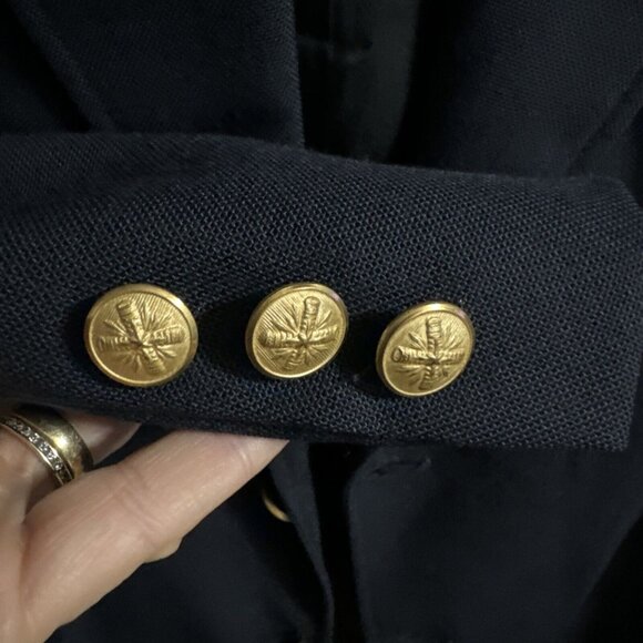 Ivy Crew Men's Sport Coat Blazer Jacket 2 Button Lined Blue Size 44/31 - Picture 5 of 6